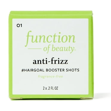 Function of Beauty Anti-Frizz #HairGoal Booster with Beetroot Extract, 0.2 fl oz, 2 Pack