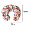 thumbnail image 2 of Funda de almohada de lactancia de flores, funda de almohada de lactancia para bebé, funda de almohada de lactancia para recién nacido, tela suave adecuada para bebés, 2 of 5