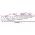 thumbnail image 4 of vidaXL Hot Tub Steps 2 pcs Solid Wood Acacia, 4 of 4