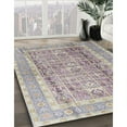 thumbnail image 3 of Ahgly Company Machine Washable Indoor Rectangle Traditional Pale Silver Gray Area Rugs, 3' x 5', 3 of 7