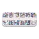 thumbnail image 1 of Manualidades coloridas Paillettes de uñas 3D Foil Flakes Nails Glitter 6-15x5cm jinwen DIY Nail Art Glitter Sequin, 1 of 8