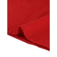 thumbnail image 5 of INSPIRE CHIC Hauts Décontractés pour Femmes à Encolure Carrée, Manches 3/4 en Maille, Rouge G, 5 of 5