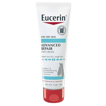 Eucerin Advanced Repair Foot Cream 3 oz. (Best Foot Cream For Cracked Heels In India)