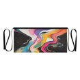 thumbnail image 7 of Yayeee Waist Apron with Pockets for Cooking Waterproof Half Server Aprons, Colorful Black, 7 of 7
