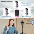 thumbnail image 4 of Auto Tracking Phone Tripod with Remote, Extendable 360 Rotating Phone Stand Follows Your Movement, Travel Selfie Stick for iPhone Tiktok YouTube Vlog Video Recording Content Creator Essentials, 4 of 9