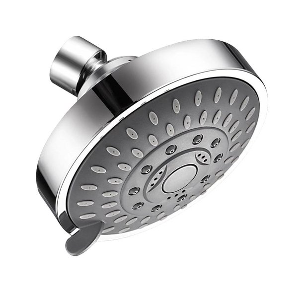 Boquilla pulverizadora de alta presión para baño, cabezal de ducha de lluvia de 4 pulgadas (plateado) Likrtyny Para estrenar