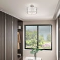 thumbnail image 6 of Livex Lighting Arabesque 2 Light Semi Flush Mount in Brushed Nickel, 6 of 9