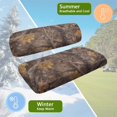 thumbnail image 5 of Binienty Camo Hunting Golf Cart Seat Covers 2 Passenger Soft Breathable Golf Cart Seat Cover Towel Blanket Universal for EZGO TXT RXV/Club Car DS Precedent, 5 of 8