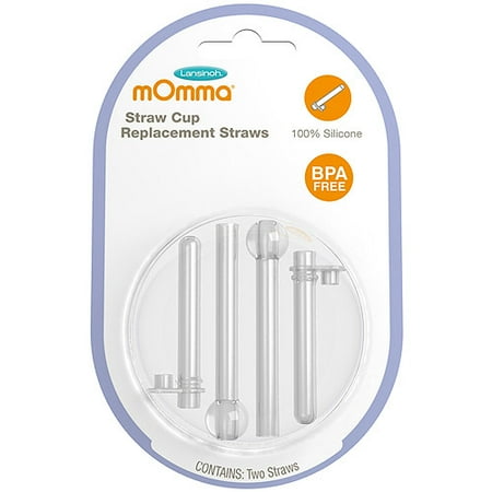 Lansinoh - mOmma Straw Cup Replacement Straws, BPA-Free, 2pk