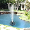 thumbnail image 4 of Solar Fountain With Electric Storage For Pond Pool Garden Fish With Lamp 9V 2W_Perfect Gift, 4 of 5