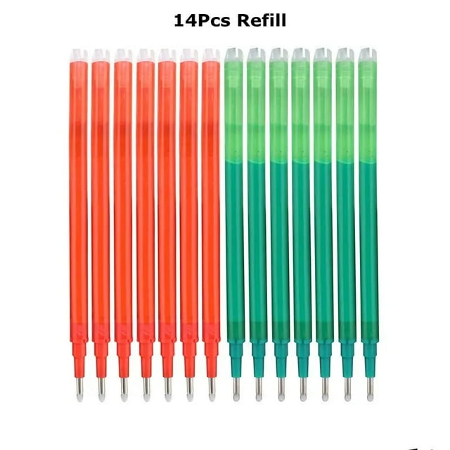 Senbaida Magic Erasable Gel Pens with Refills, Bullet Point, 0.7mm, Assorted Ink Colors, 8 Pack