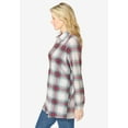 thumbnail image 4 of Woman Within Plus Size Plaid Knit Tunic With Collar, 4 of 4