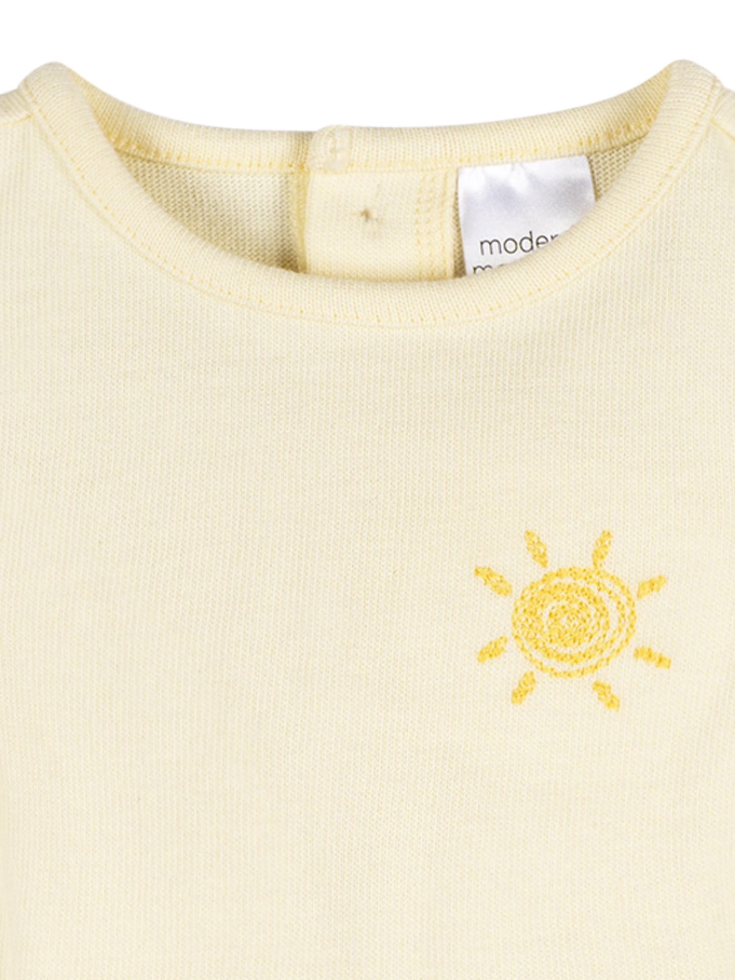 Modern Moments by Gerber Baby Girl Organic Dumpling Romper, Sizes 0/3 Months - 24 Months