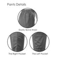 thumbnail image 3 of Dagacci Medical Uniform 4-Way Stretch Y-Neck Wrap Scrub Set, 3 of 3