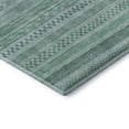 thumbnail image 3 of Addison Rugs Mayfield Premium Machine Washable Transitional Stripes Turquoise Rectangle Rug, 10' X 14' Machine Washable Transitional Stripes Turquoise Oversized Sherpa Throw Blanket, 3 of 7