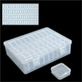 thumbnail image 4 of HEYMKGO 30Pcs Bead Organizer Box with Hinged Lid - Small Clear Plastic Craft Storage HContainers Kit for Jewelry Making, DIY Bracelets, Beads, Nails, Screws, Seeds & Small Parts Organization, 4 of 7
