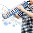 thumbnail image 3 of 32 32 Keys Melodica Instrument Melodica Air Piano Keyboard with Soft Blow Pipe Blowing Nozzles Melodica Wind Instruments with Carrying Bag for Beginners Adults Gift, 3 of 7