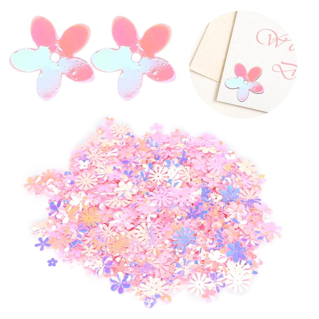 Lentejuelas De Flores Con Purpurina Para Manualidades Hechas A Mano, Tarjetas De Felicitación, Ropa, Decoración De Zapatos, Artículo Ideal Para Niños Y Amigos