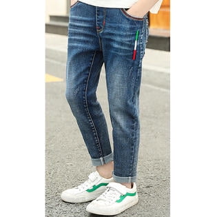 Kids Boys Straight Leg Slim Fit Jeans