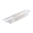 thumbnail image 1 of Miangastore Retractable Bath Caddy Tray Plastic Bathtub Basket Shelf Rack Bath Toys Organizer, 1 of 8