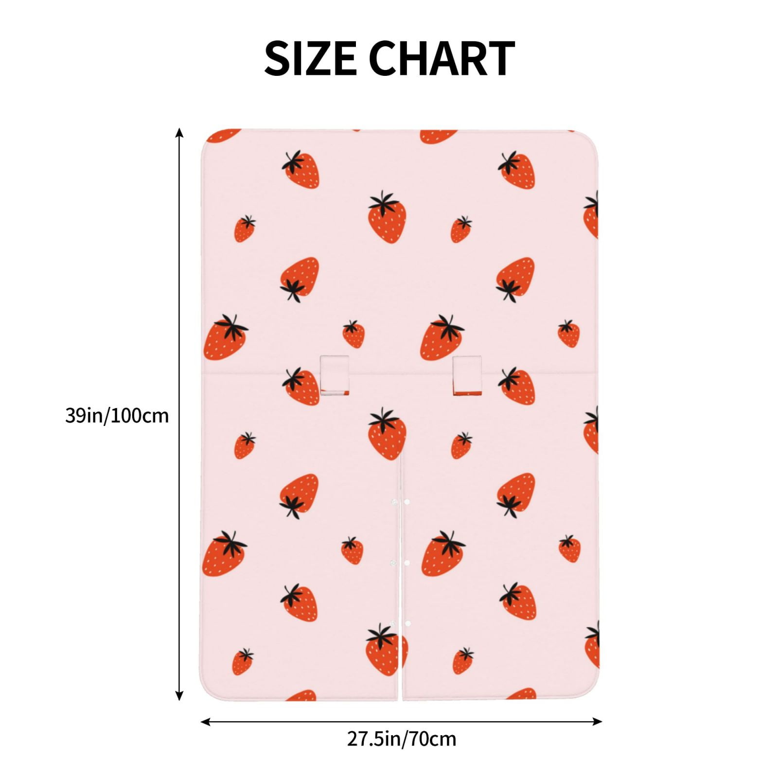 Naloa Strawberry Baby Car Seat Cover, Breathable Baby Carrier Cover, Multiuse Baby Carrier Cover & Nursing Breastfeeding Cover