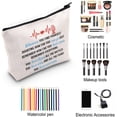 thumbnail image 4 of Sonographer Gifts Ultrasound Tech Gift Radiologist Zipper Pouch Makeup Bag Gift Radiologist Graduation Gift, 4 of 5