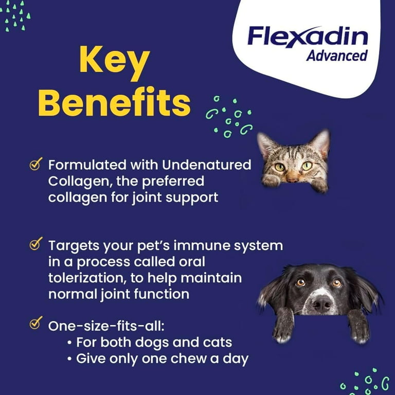 3個セット Flexadin Advanced 猫用サプリメント 30粒 Free Shipping! Vetoquinol Flexadin Advanced joint supplement for
