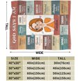 thumbnail image 5 of Personalized Name Blanket-God Says I Am-Customized Blanket Women Personalized Flannel Throw Blankets Gifts for Sister,Yourself, Girlfriend Christmas,Religious Gifts Bible Verse Christian, 5 of 6