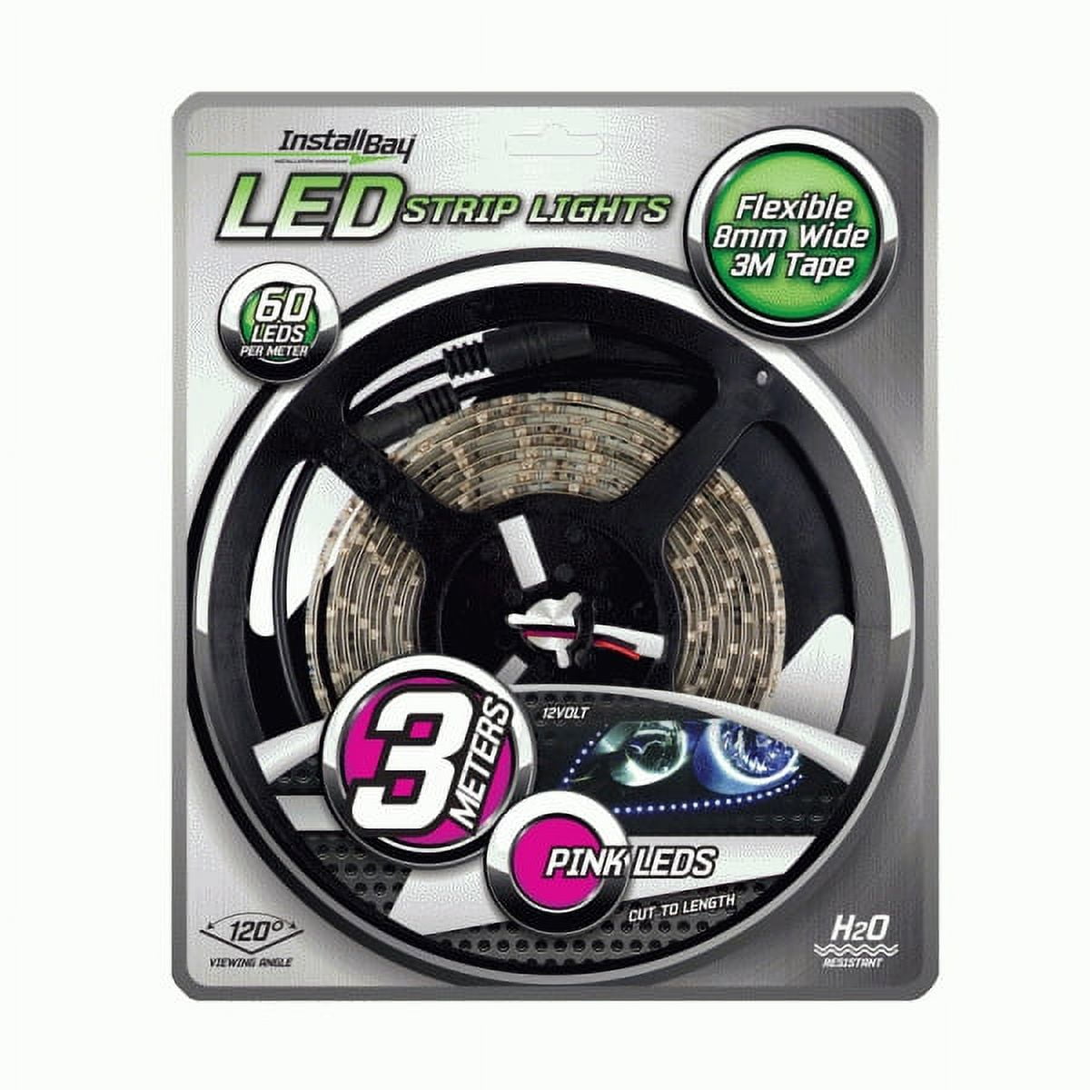 3 Meter Led Strip Light - Pink - Retail Packaged