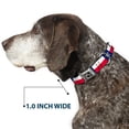 thumbnail image 6 of Buckle-Down Pet Collar, Dog Collar Metal Seatbelt Buckle, Texas Flag Continuous Repeat, 13 to 17 Inches 1.5 Inch Wide, 6 of 8