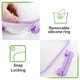 thumbnail image 3 of Pack de 8 Contenedores de Vidrio HOMBERKING para Alimentos 1040 ml a Prueba de Fugas, 3 of 7