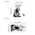 thumbnail image 3 of Vinilo decorativo inspirador de PVC, 30 x 60 cm, «If You Get Tired», 3 of 3