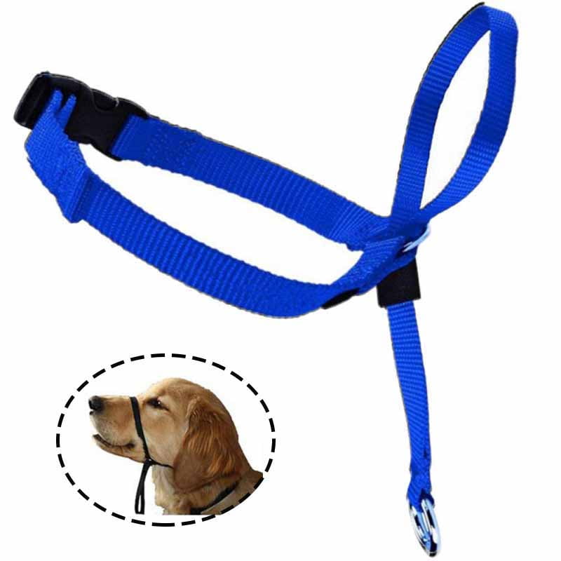 Large Pet Dog Head Collar Training Dog Halter Harness Gentle Leader Stop Pulling 