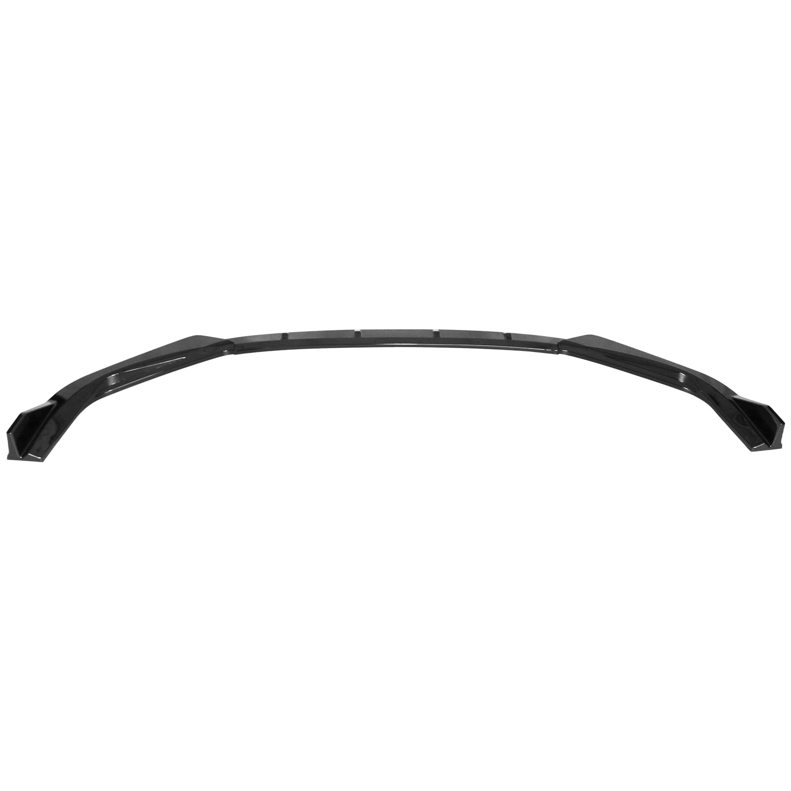 Ikon Motorsports Compatible with 14-16 Lexus IS F Sport IKON Style Gloss Black 3PCS Front Bumper Lip