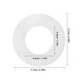 thumbnail image 2 of Expandable Light Trim Ring for Lighting Fixture White Iron Material, 2 of 5