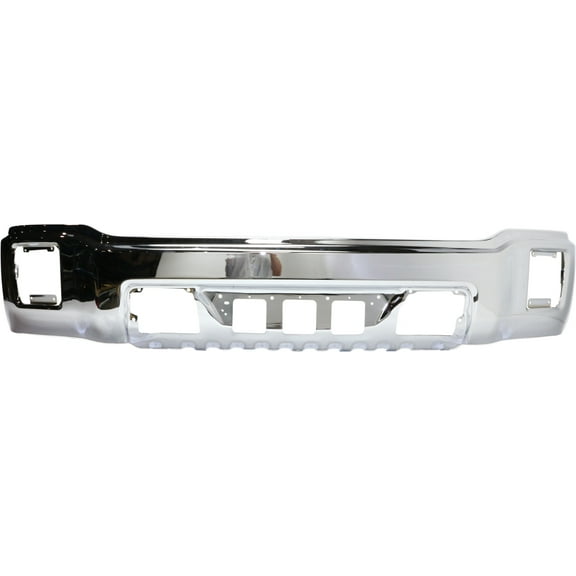 Bumper Compatible with GMC Sierra 1500 2014-2015 Chrome