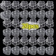 thumbnail image 2 of 1/20pcs Mini Transparent Plastic Storage Box Acrylic Heart Boxes Pill Moisture-proof Small Case DIY Jewelry Portable Packaging Heart Flower(10pcs), 2 of 6