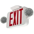 thumbnail image 3 of LFI Lights - Hardwired Red Compact Combo Exit Sign Emergency Egress Light - High Output - COMBORJR2, 3 of 6