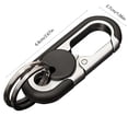 thumbnail image 3 of GUANGHONG Men’s Car Key Chain Metal Snap Hook Carabiner Keychain Loss Heavy Duty Quick Release Swivel Belt Loop Key Ring Holde, 3 of 9