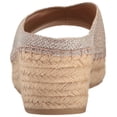 thumbnail image 3 of Franco Sarto Womens Pine Leather Open Toe Special Occasion, Platinum, Size 9.5, 3 of 4