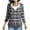Womens Clothing Gray, variant on Womens Zip Up Sweatshirts, Women's Lightweight Zip Up Hoodie – Long Sleeve Thin Casual Striped Printed Hooded Jacket with Pockets S-3XL