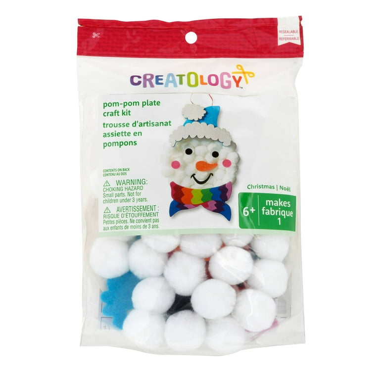 Traditional Christmas Pom Poms, 80ct. by Creatology™
