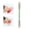 green, variant on Professional UV Gel Nail Brush for Gradient Shading, Double Head Nail Art Sponge Pen , Precision Pointed and Round Tips for DIY Manicure Tool Gift