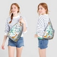 thumbnail image 4 of Waterproof Hiking Backpack Sling Bag for Women – Lightweight Crossbody Bag with Adjustable Strap, Multipurpose Chest Bag for Travel & Outdoor Adventures – Cute Dinosaur Print, Colorful & Funny Design, 4 of 4