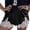 Black*, variant on Women Silk Lace Shorts Lace Trim Satin Pettipants Elastic Waist Flowy Mini Shorts Lounge Culotte Slip Beige*