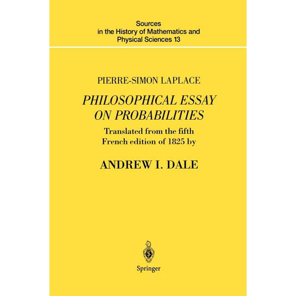 a philosophical essay on probabilities