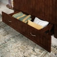 thumbnail image 6 of AFI Aspen Queen Murphy Bed Chest with 6" Mattress, Storage, & Built-in Charger, Walnut, 6 of 20