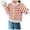 A-Red30, variant on Bibifish Womens Striped Cardigan Sweaters Long Sleeve Crew Neck Cropped Button Front With Pockets Cardigans