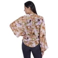 thumbnail image 4 of Moomaya Printed WoMen's Button Down Shirt Mandarin Collar Full Sleeve Summer Top, 4 of 8