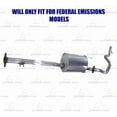 thumbnail image 6 of Northeastern Exhaust Muffler & Tail Pipe Fits 1999-2000 Toyota 4Runner 3.4L (Federal Emissions Models Only) - Direct Fit | Stainless Steel System Kit, 6 of 8